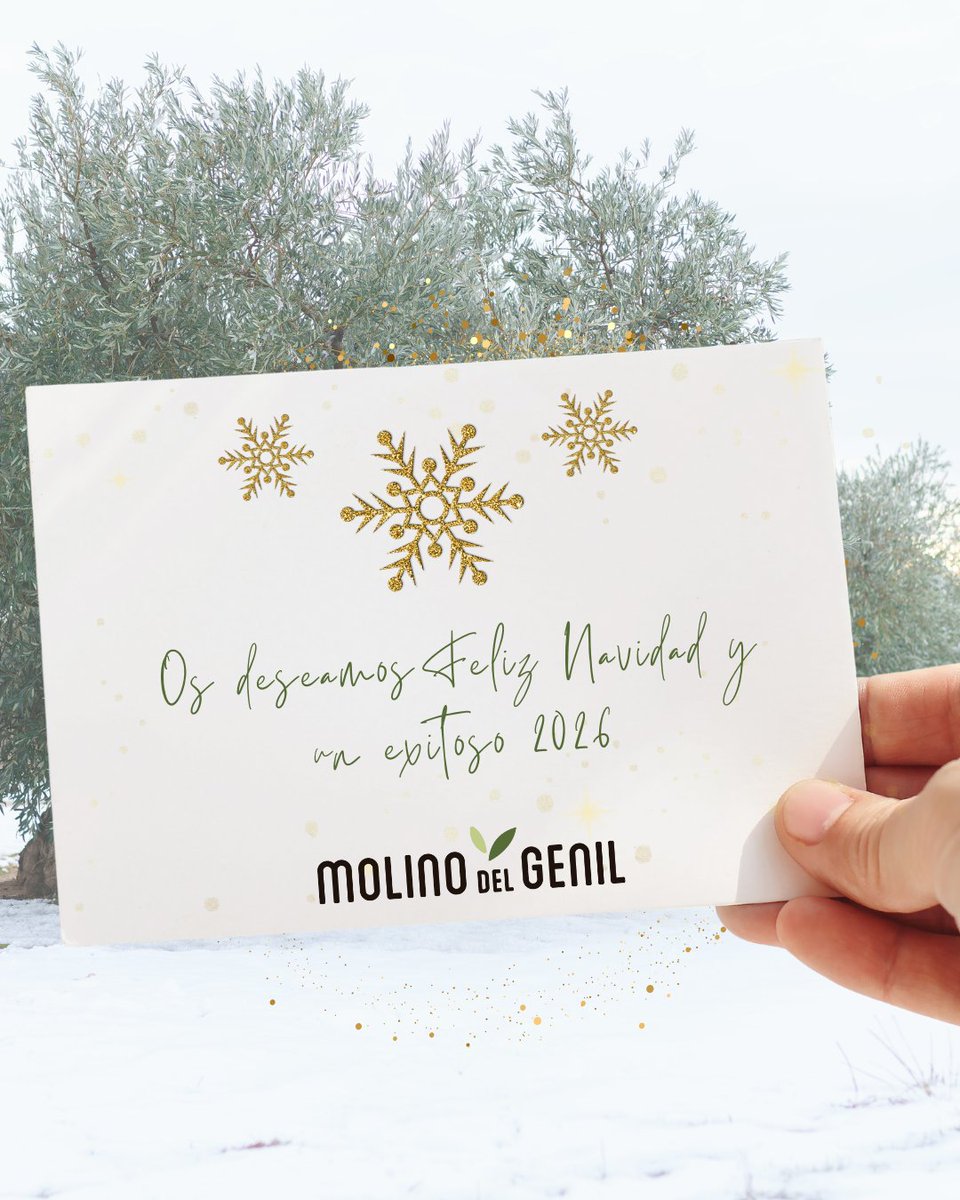 Os deseamos Feliz Navidad 🎄y un exitoso 2026🥂

#FelizNavidad #FelizAñoNuevo #Feliz2026 #MolinoDelGenil