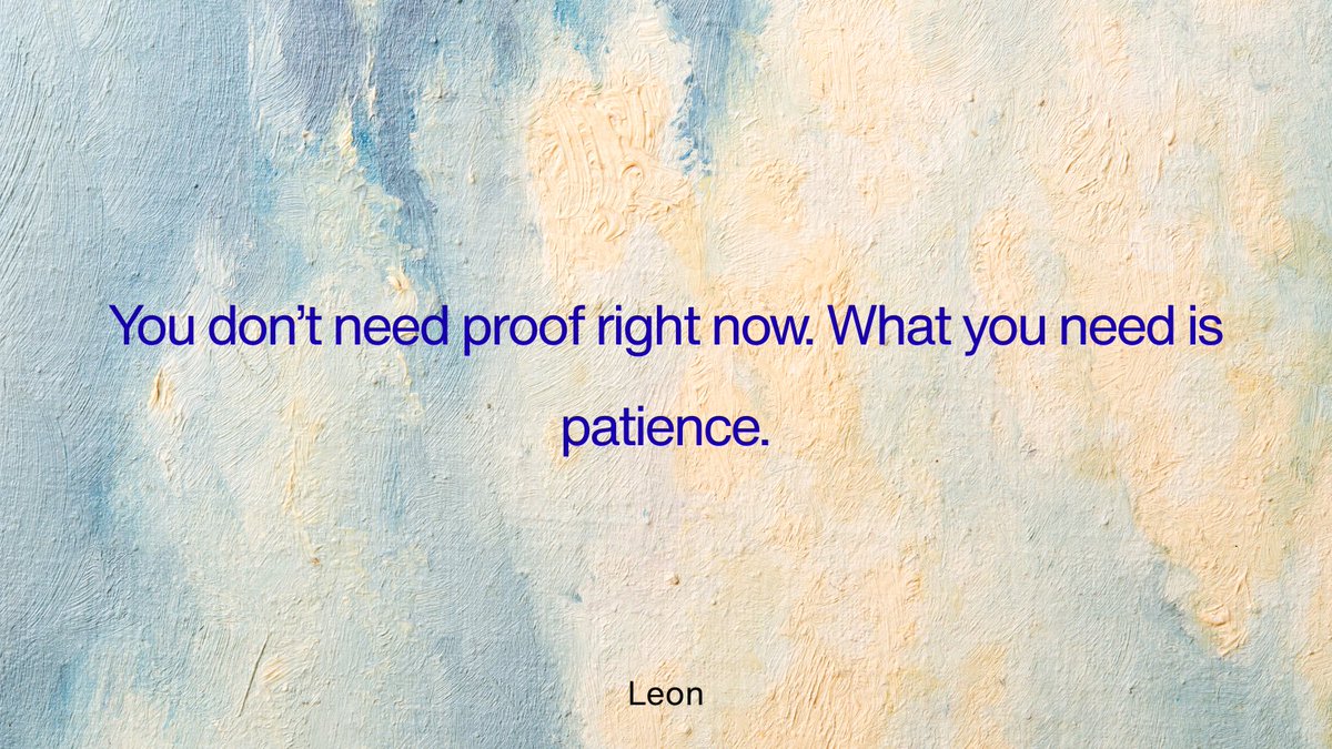 MoeunPonleu's tweet photo. You don’t need proof right now. What you need is patience.
#MotivationDaily #BuildYourself #KeepGoing #GrowthMindset #StayFocused #ProgressEveryday https://t.co/sBgqKoDmTh