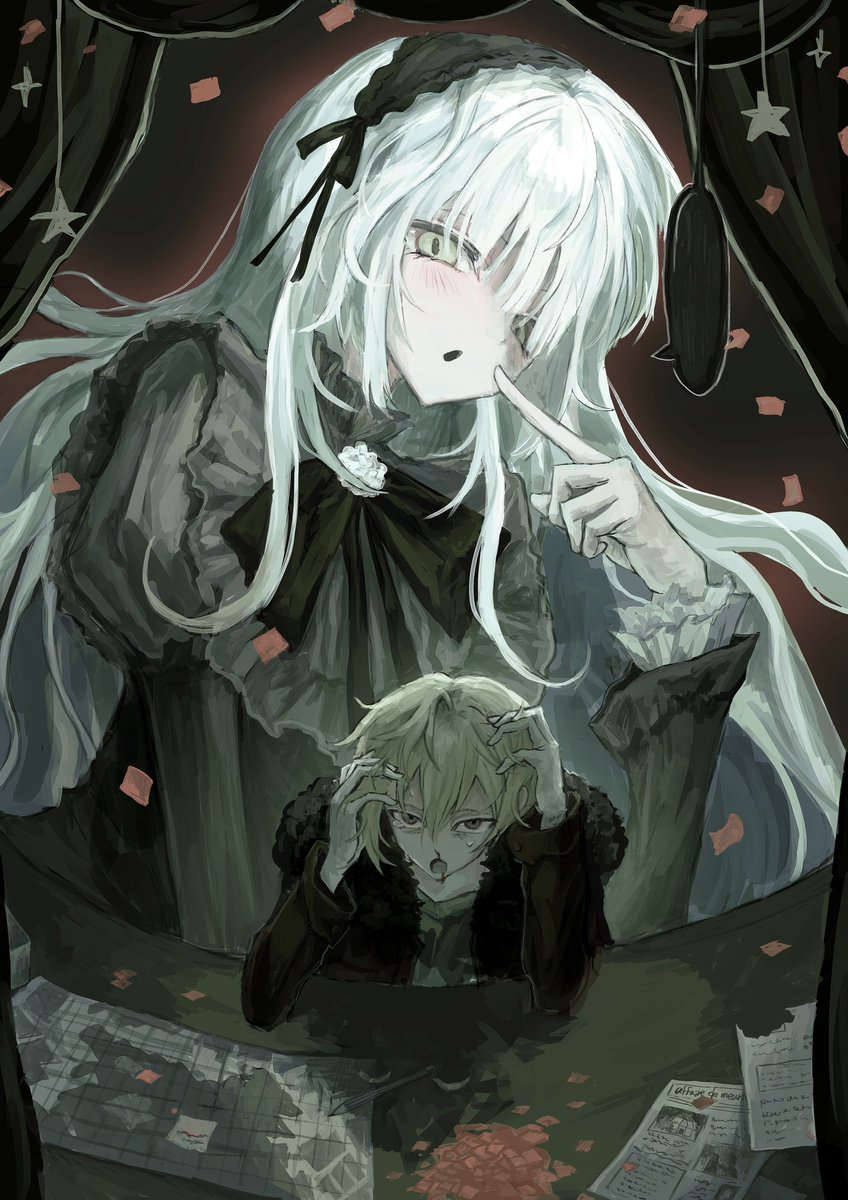 unino_0u0's tweet photo. #今年も残りわずかなので今年一番伸びた絵を貼る
OC部門🖤♥ https://t.co/uYkgIqEIB4