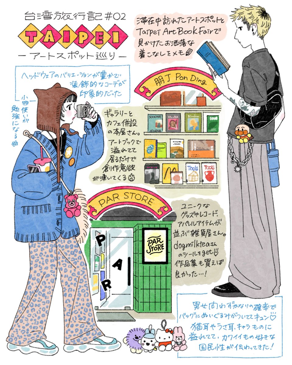 台湾旅行記②
アートスポット編🎨