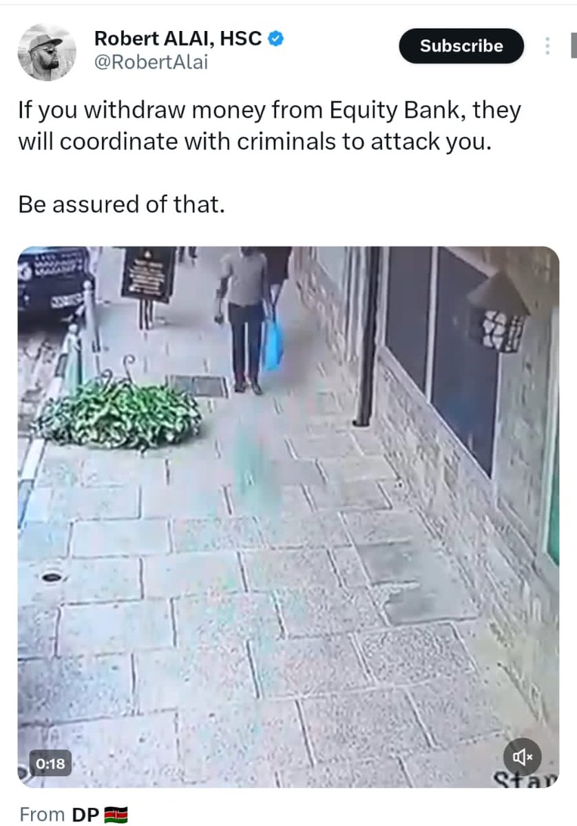 Crime prevention begins with awareness, not accusations. Encouraging safer habits in crowded areas is more productive than attacking institutions without proof or accountability. #RecklessAlai