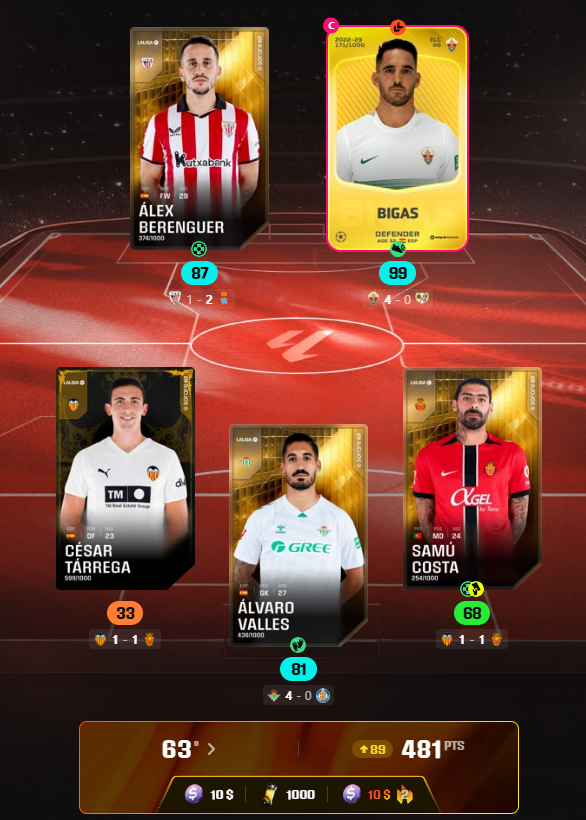 ¡Y más perrunflas! Quedaos vuestros Kilians y Lamines que ya voy yo con mis Bigas y Samús 🤑