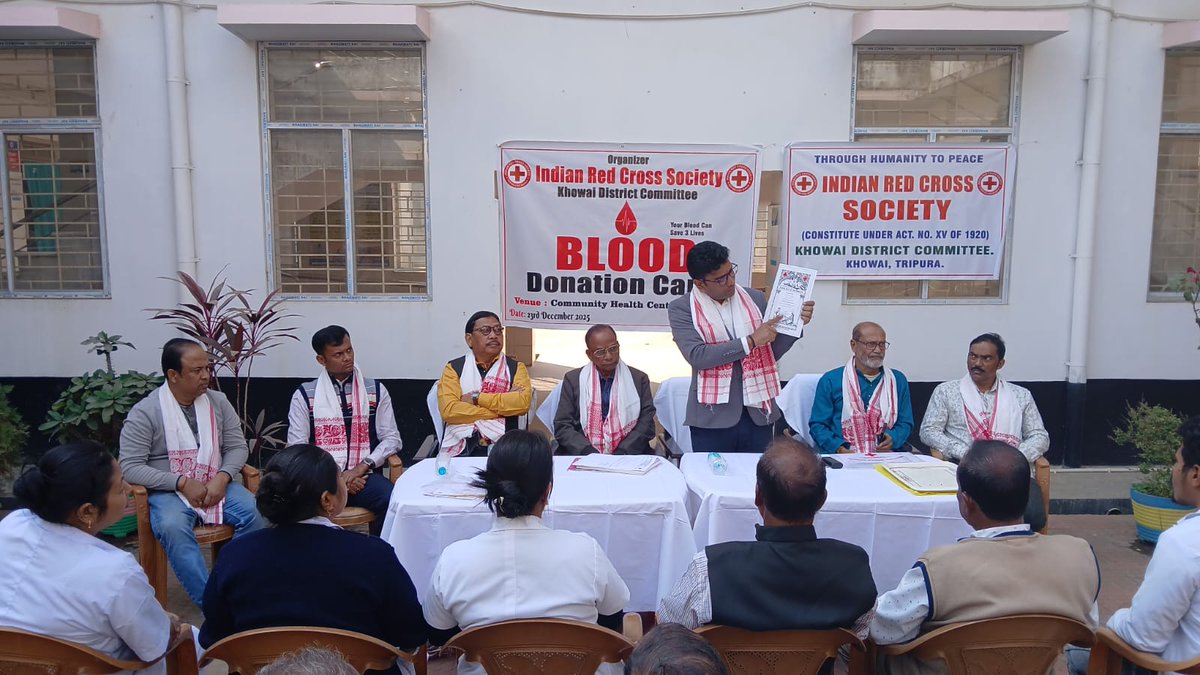 Indian Red Cross Society (Tripura) tweet media