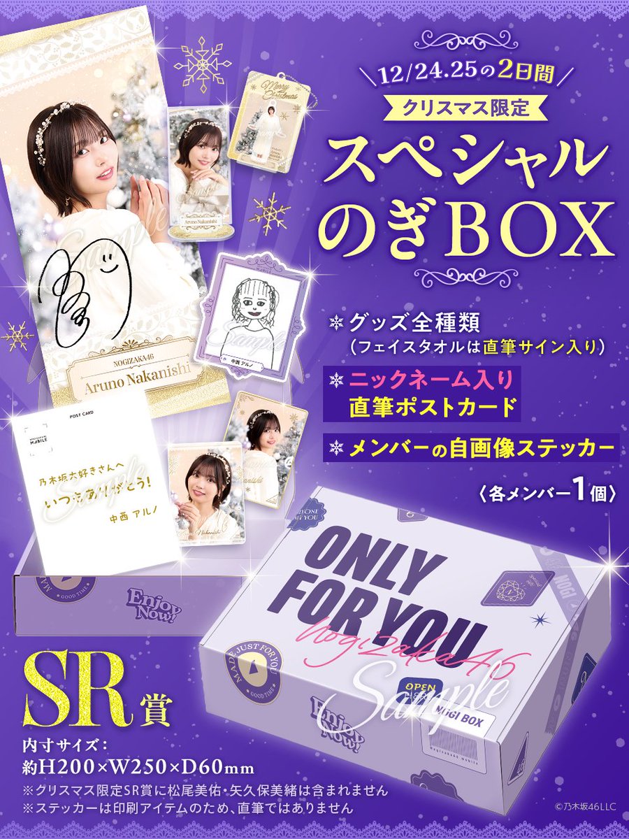 ⋆ ࣪⊹NOGI's Holy Christmas ·˖ ࣪⊹ ‼️🎅🏻スペシャルのぎBOX 追加