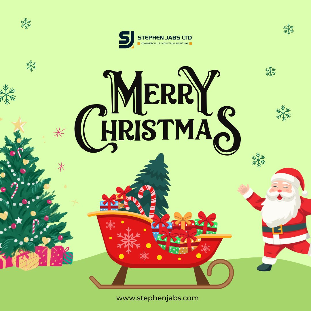 stephenjabsltd's tweet photo. 🎄 Merry Christmas from Stephen Jabs! 🎄

Wishing all our clients, friends, and partners a joyful and peaceful festive season. Thank you for your support this year – we look forward to achieving more together in 2026!

#MerryChristmas #StephenJabs #SeasonGreetings https://t.co/6ZyBAtOyHO
