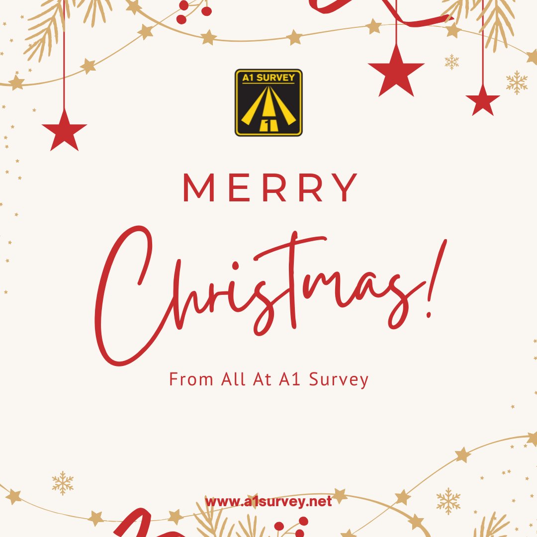 🎄🎅 Merry Christmas from all of us at A1 Survey! 🎅🎄

Thank you for your continued support in 2026 ❤️

#MerryChristmas #HappyHolidays #A1Survey #ThankYou