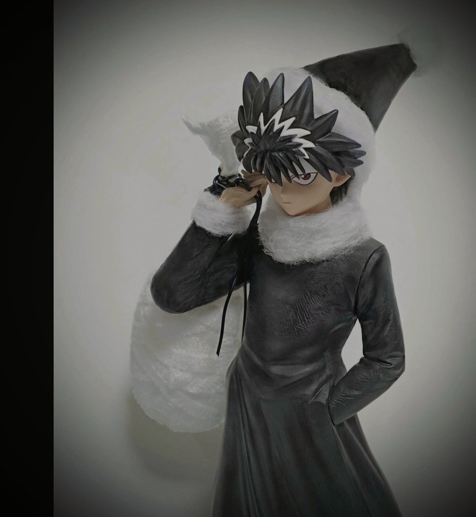 22-1 ブラックサンタの飛影さん
#飛影 #hiei #幽遊白書 #yyh

飛影さんのフィギュアをクリスマスバージョンにしました。

「ちっ…」っていいながらブラックサンタの任務を遂行するひえさん
自分、良い子じゃないのでぜひ来てください…🙏

※Custom figure! 市販フィギュアの改造品です。