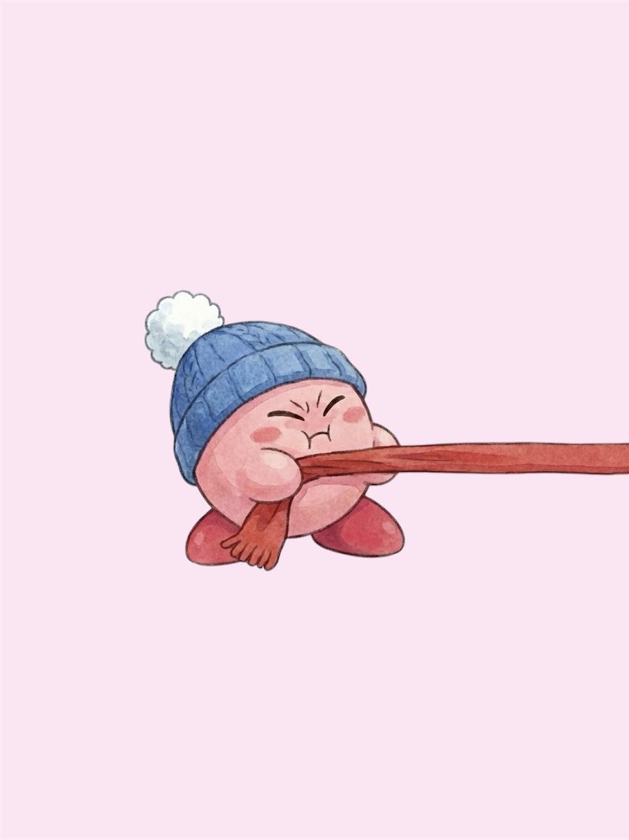 usamon333's tweet image. 冬の綱引き #カービィ