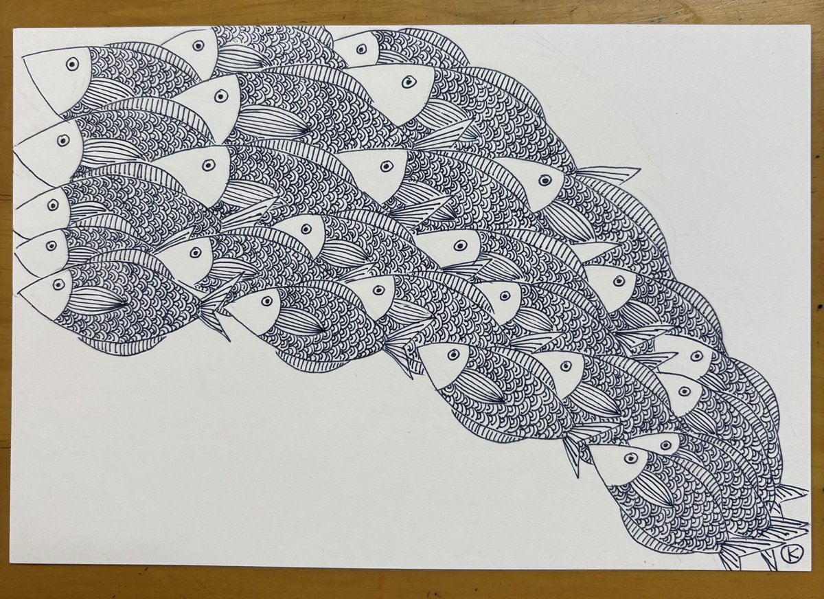 kimiuroko's tweet image. 出勤

#fish #art #pen #photo #diving #sea 
#魚　#海　#鱗　#ダイビング　#釣り
#水族館　#インテリア　#ハンドメイド
#写真　#アート　#イラスト　#ペン