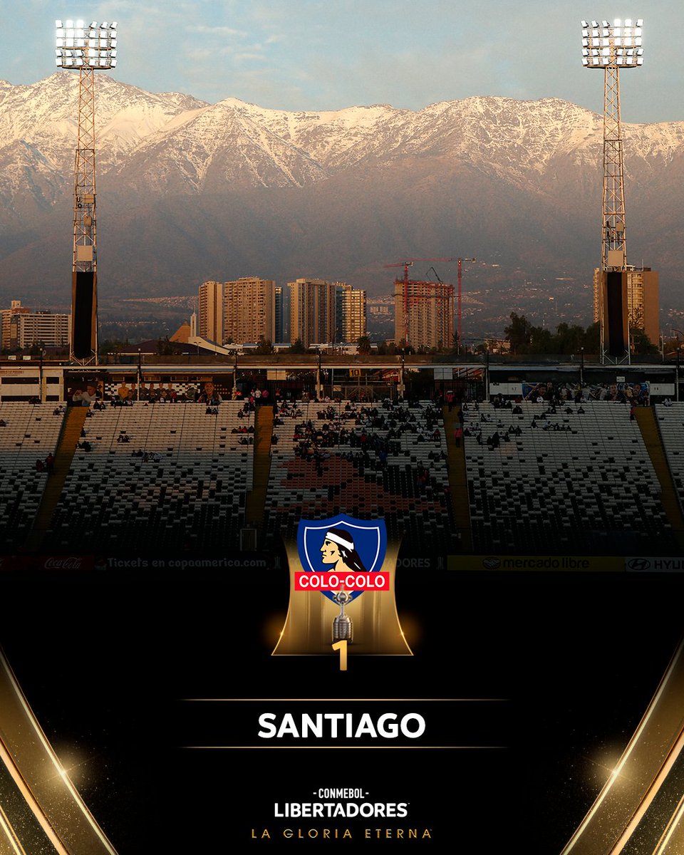 Libertadores's tweet image. 🇨🇱🤍🖤 De Chile a la CONMEBOL #Libertadores: Santiago, la ciudad de @ColoColo, una sede de #GloriaEterna.