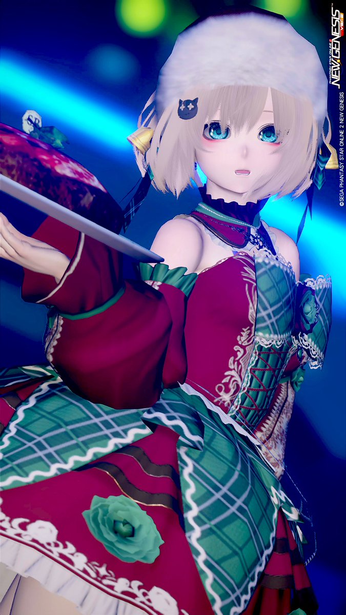 bluemoon0927's tweet image. #PSO2NGS_SS 
#メンテの日なのでssを貼る 
🎄🧁