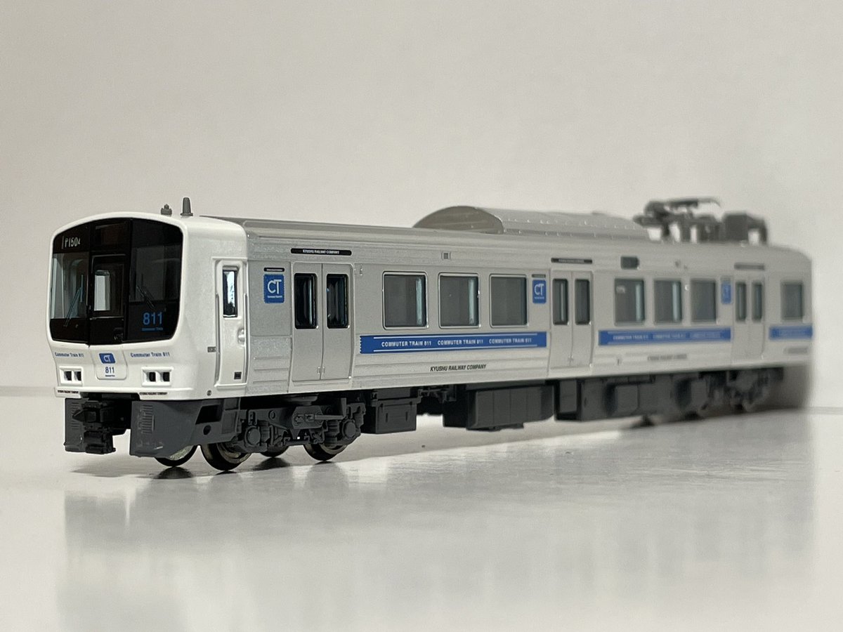 今のところNゲージ完成品としては唯一のマイクロエース製811系更新車