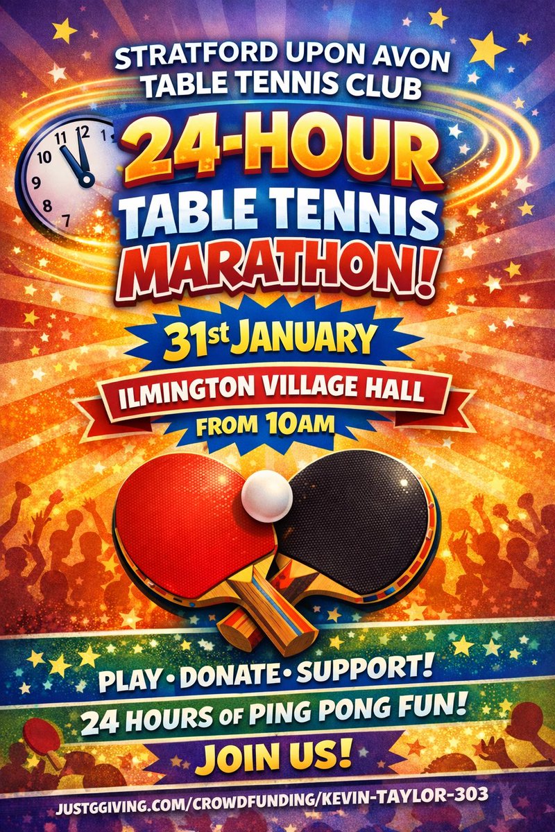 Stratford Upon Avon Table Tennis Club tweet media