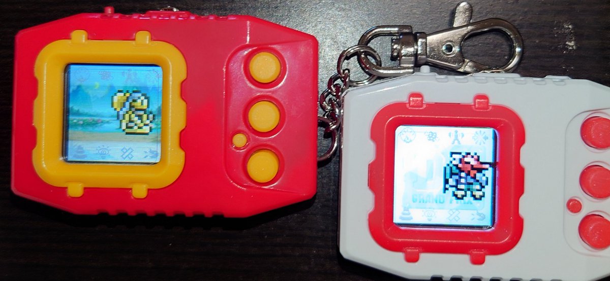 デジモンペンデュラム　クリアレッド デジモンペンデュラムカラー6・7は、7は100勝背景をゲットしました