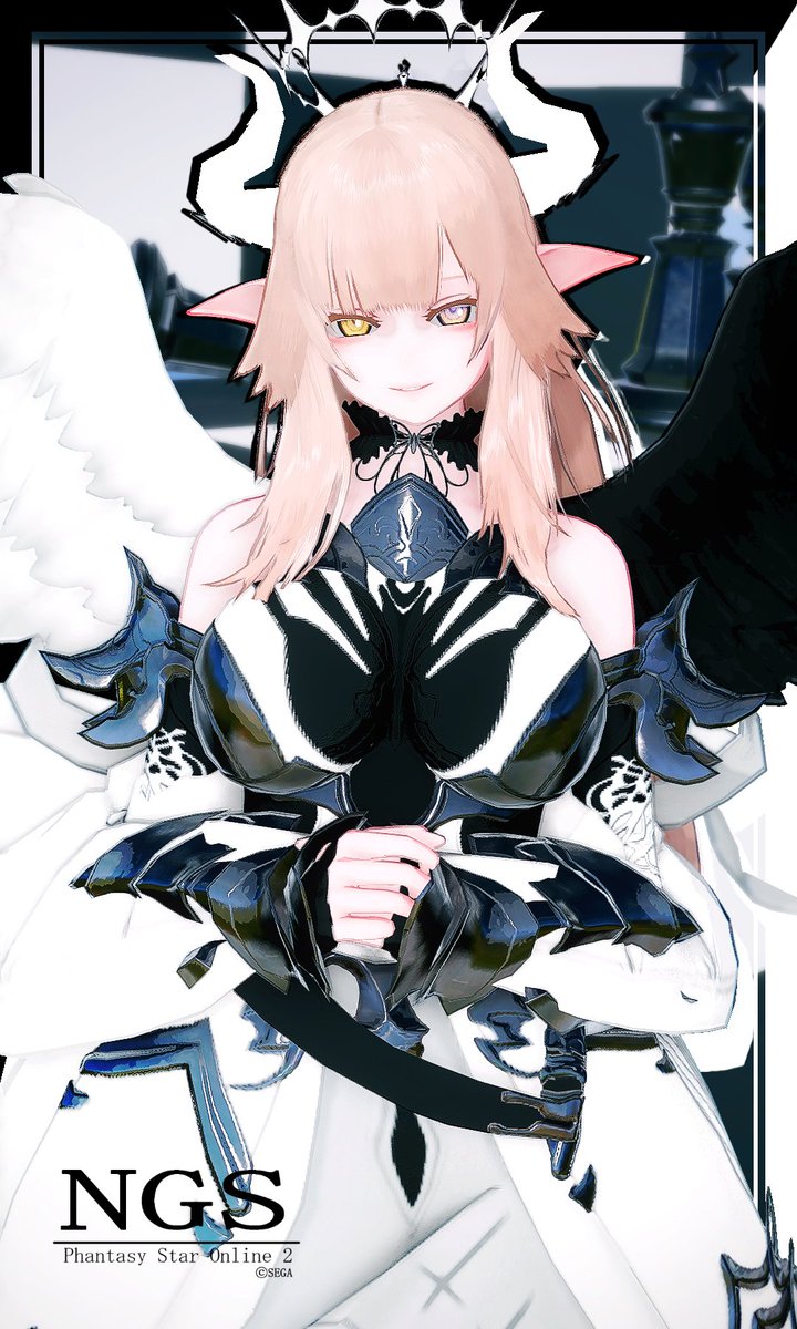 shiru_error's tweet image. ⬜️⬛️
#SSiru #PSO2NGS_SS 
#メンテの日なのでssを貼る