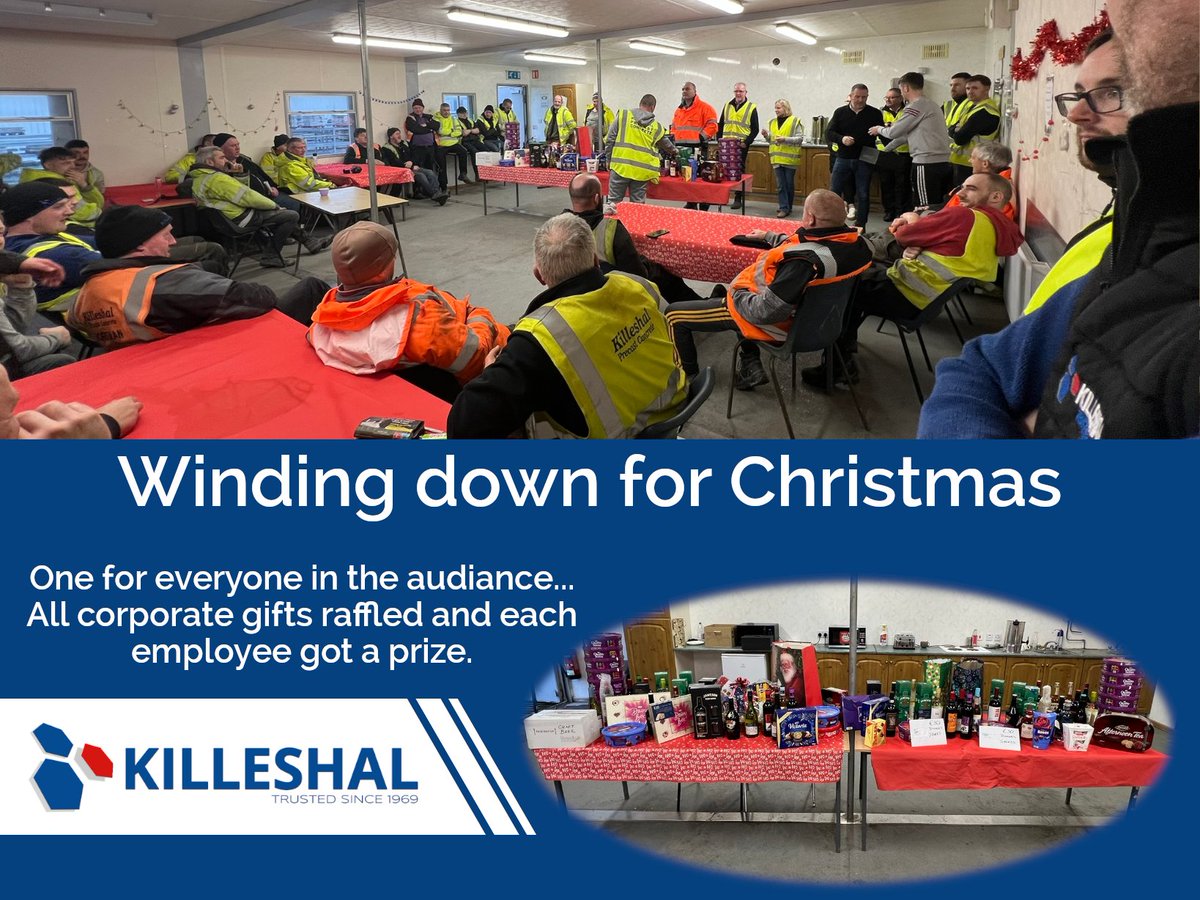 Winding down for the Christmas. We raffled all of the corporate gifts received and each employee got to take something from the table.
Happy Christmas, All!
See you in the New Year