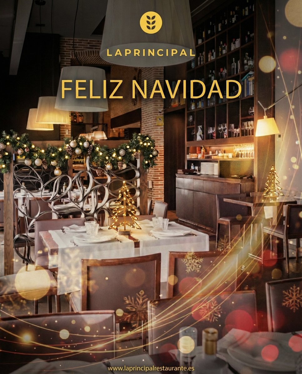 En estas fechas tan señaladas, solo queremos enviaros nuestros mejores deseos. 

Que paséis unos días llenos de luz, rodeados de familia, amigos y buenos momentos. Gracias por acompañarnos un año más.

¡De parte de todo el equipo de LAPRINCIPAL, Feliz Navidad! 🎄
