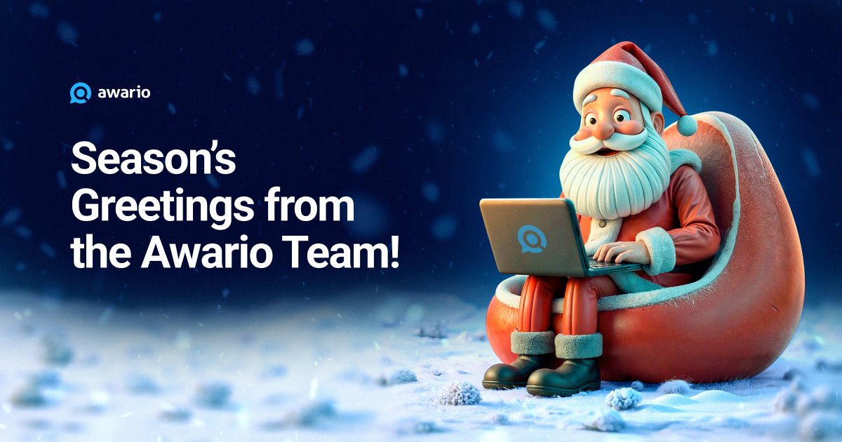 Thank you for using Awario and trusting us to support your work throughout the year! 😍We appreciate it more than we can say.

Wishing you restful holidays and all the best for 2026!