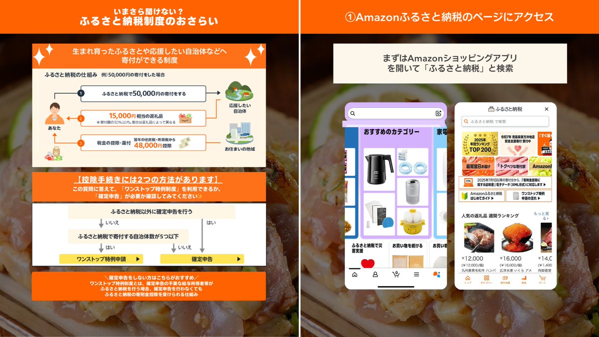 今年のふるさと納税は12月31日まで⏰ ＼ 実は簡単 Amazonふるさと納税はじめてガイド🛍️✨