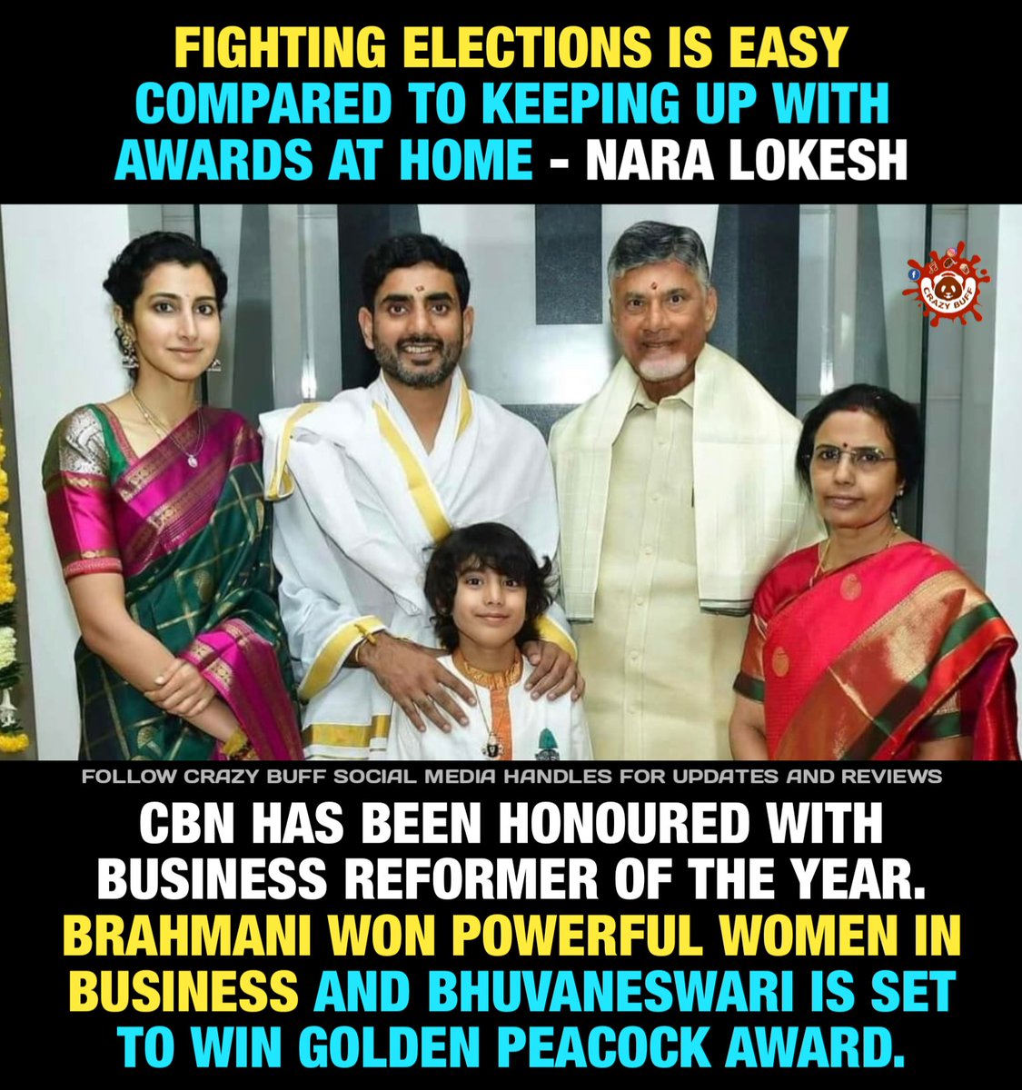 CrazyBuffOffl's tweet image. Fighting elections is easy than competing at home - #NaraLokesh 

#chandrababu #narabrahmani