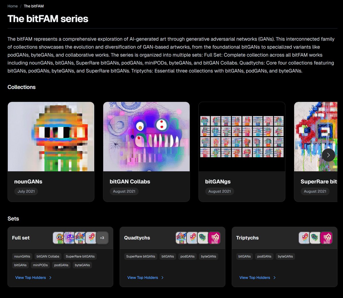 Awesome that people are putting together sets to take advantage of my complementary physical art drop this month. The signed limited edition postcards are only available to set holders. Check out if you have a set at

sets dot vanarman dot com