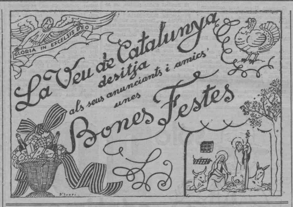 BiblioCatalunya's tweet image. Us desitgem un Bon Nadal i un Bon Any 2026 tot convidant-vos a visitar el nostre tauler nadalenc al Pinterest titulat "Bon Nadal i Feliç Any Nou" ja.cat/lsjmF que conté imatges relatives a les festes de Nadal provinents de documents diversos.