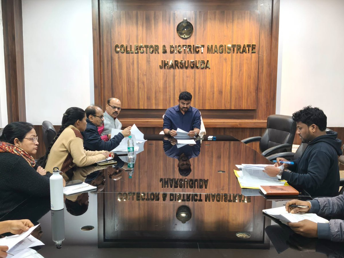 DSSOJharsuguda's tweet photo. Preparatory Meeting on Identification and Selection of eligible PwDs on distribution of e-Rickshaw under Chairmanship of the Collector Sir https://t.co/HvBgrnH22s