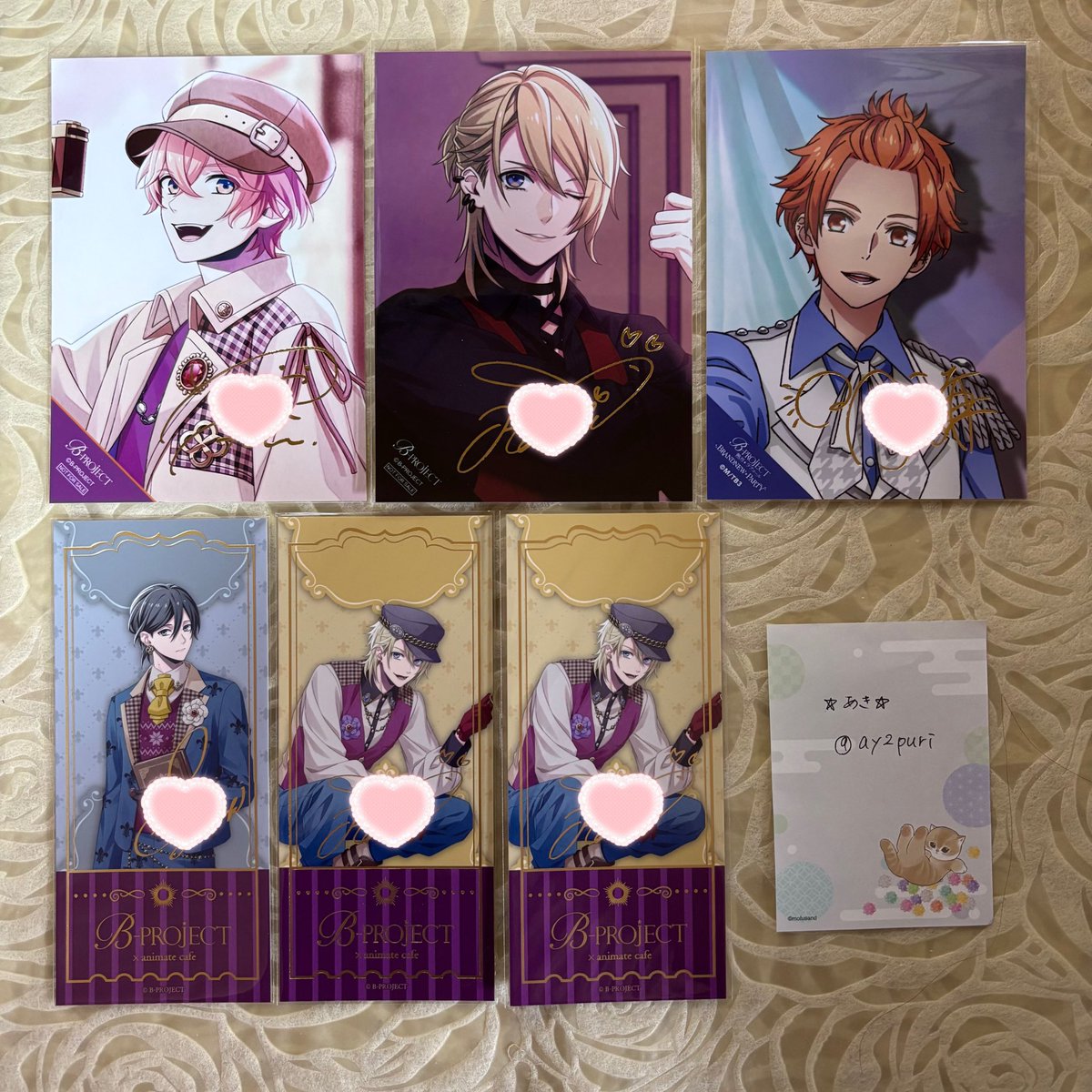 B-PROJECT Bプロ 10th 特典　箔押しサイン ブロマイド 増長 B-PROJECT Bプロ 10th 特典 箔押しサイン ブロマイド 増長 - メルカリ