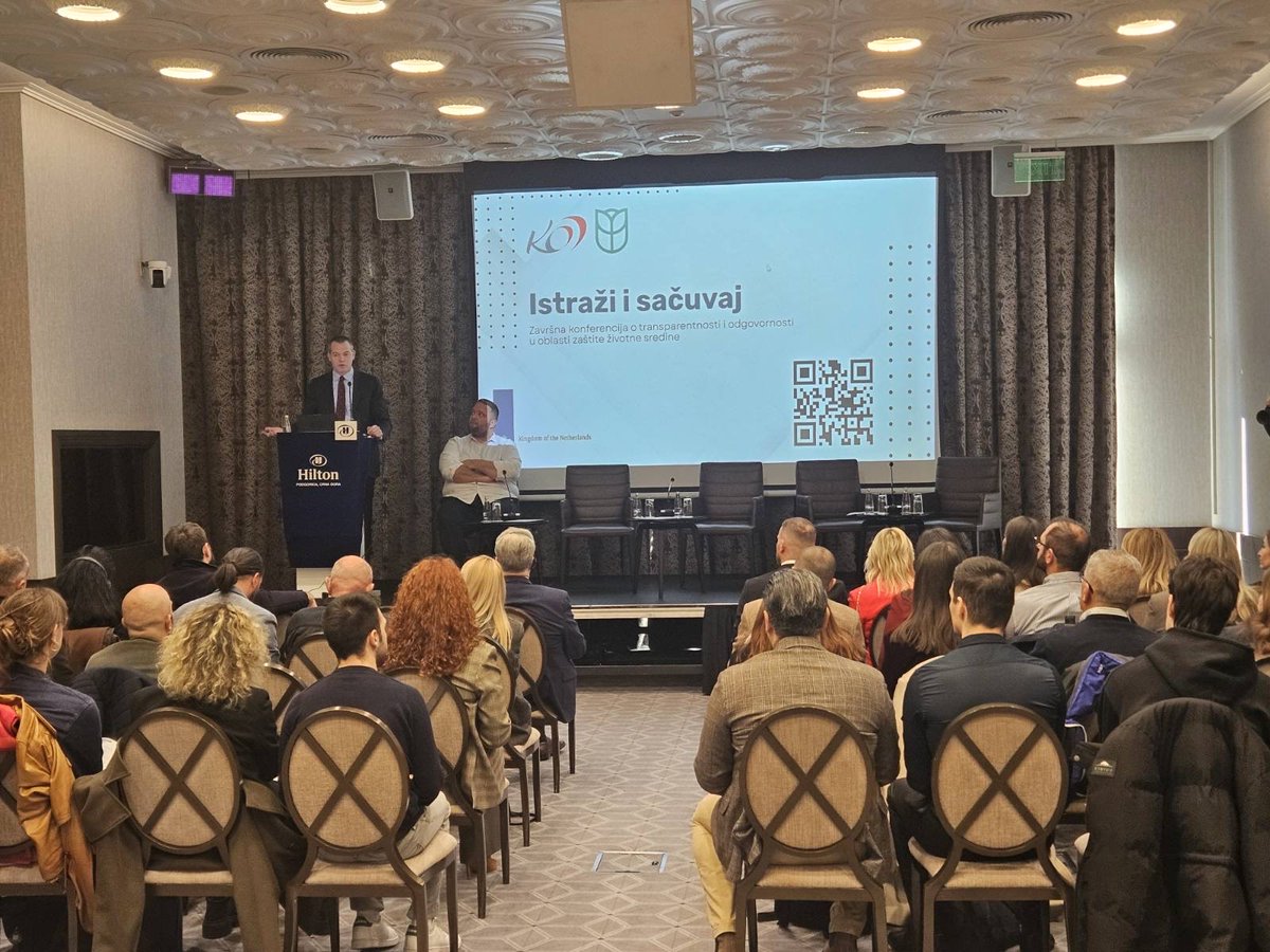 We marked the closing conference of an 🇳🇱-supported project focused on strengthening environmental protection. Through the project <a href="/organizacijaKOD/">Organizacija KOD</a> produced documentaries, pointing at the importance of environmental policies and contributing to public debates after airing on TV.