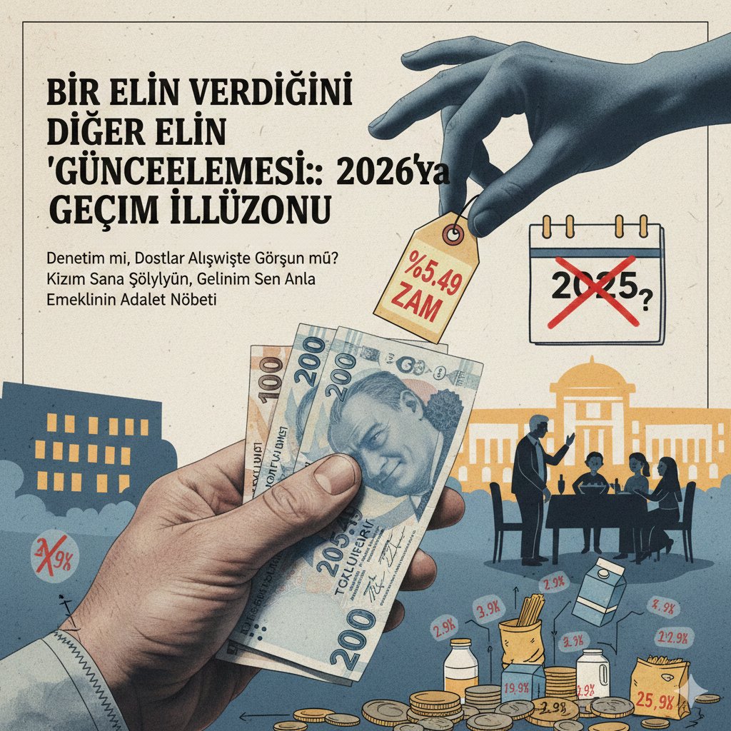 Bir Elin Verdiğini Diğer Elin "Güncellemesi": 2026’ya Doğru Geçim İllüzyonu 

mygazete.com/yazarlar/goktu…
