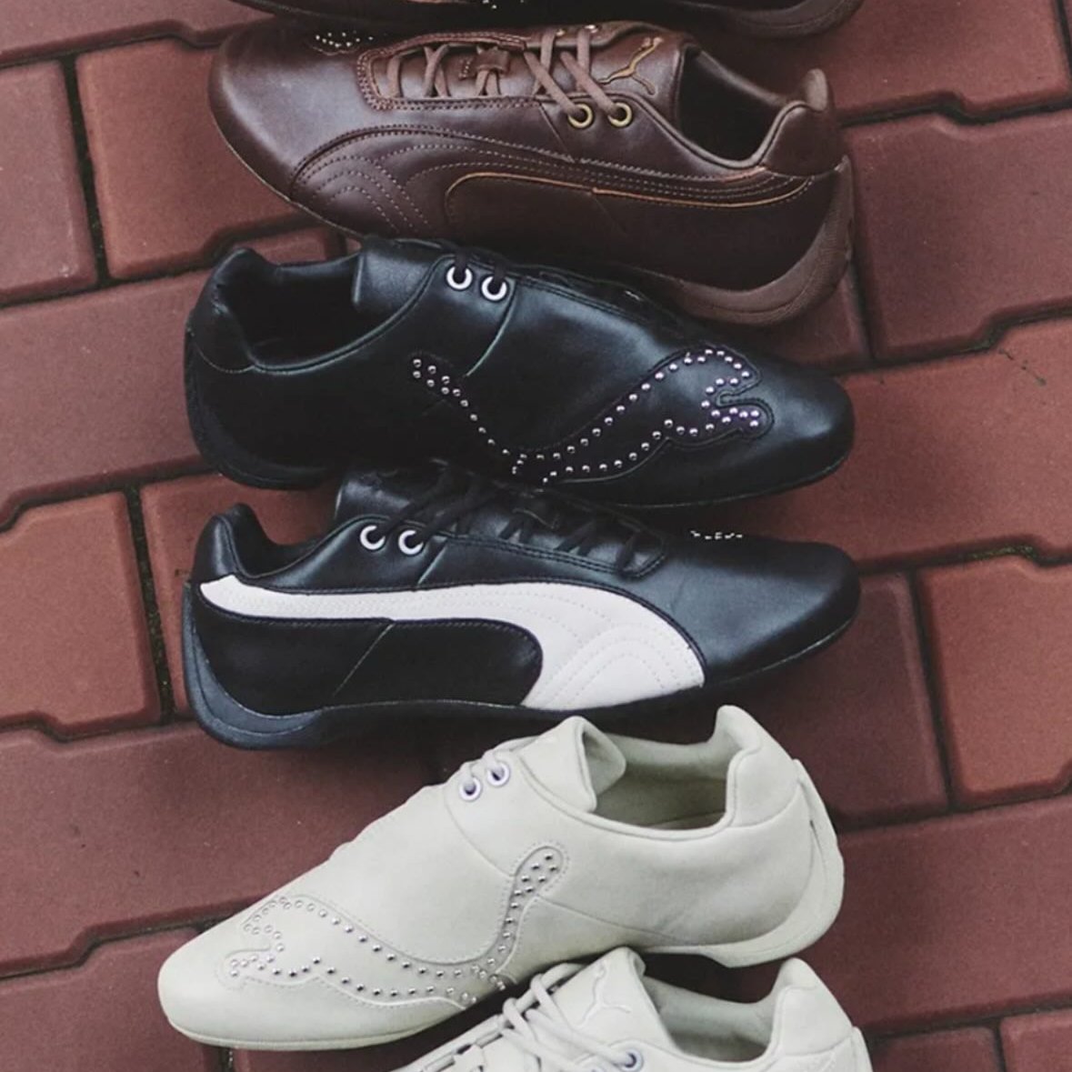 PUMA FUTURE CAT STUDS “ESPRESSO BROWN/FROSTED IVORY/PUMA BLACK
