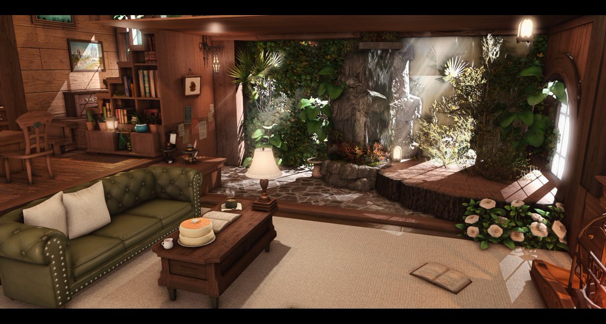 HaujingNyam's tweet photo. [ S size ]                            

아기자기한 복층 오두막🍀

 #FF14ハウジング #FF14housing #HousingEden #FF14_하우징 #하우징_커미션 #하우징커미션 https://t.co/qDX6jQ4hbI