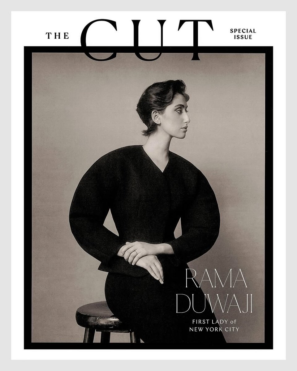 musesarchive's tweet image. Rama Duwaji for The Cut special cover issue, photographed by szilveszter makó