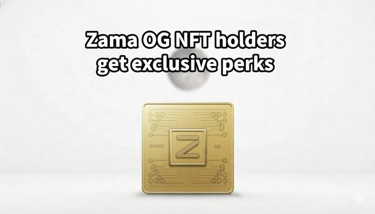 Zama OG NFT holders get exclusive perks👇

Access to the <a href="/zama/">Zama</a> community sale at the public auction floor price

Buy up to 40,000 $ZAMA at $0.005 per OG NFT 🔥🔥

5% bonus on filled bids in the public auction 1 OG NFT per wallet