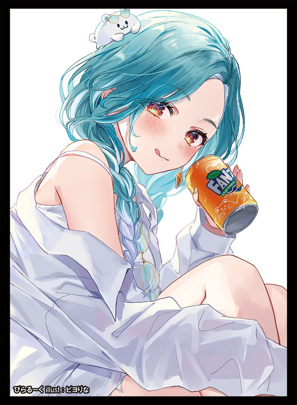 『C107/冬コミ/オンライン頒布/新作第8弾』   
 「白波 らむね」のスリーブとプレイマットです。     
イラストは、ピヨりな様(@nari_piyo)になります。 