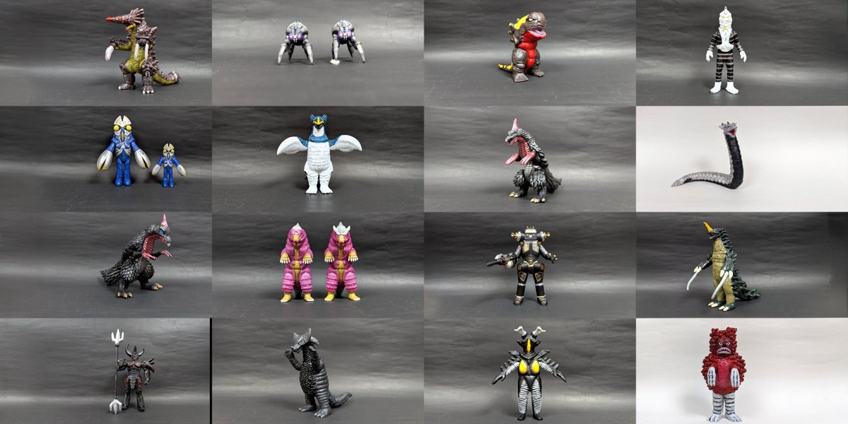 ソフビ・フィギュア改造、リペイント！ (2025年7月、8月)