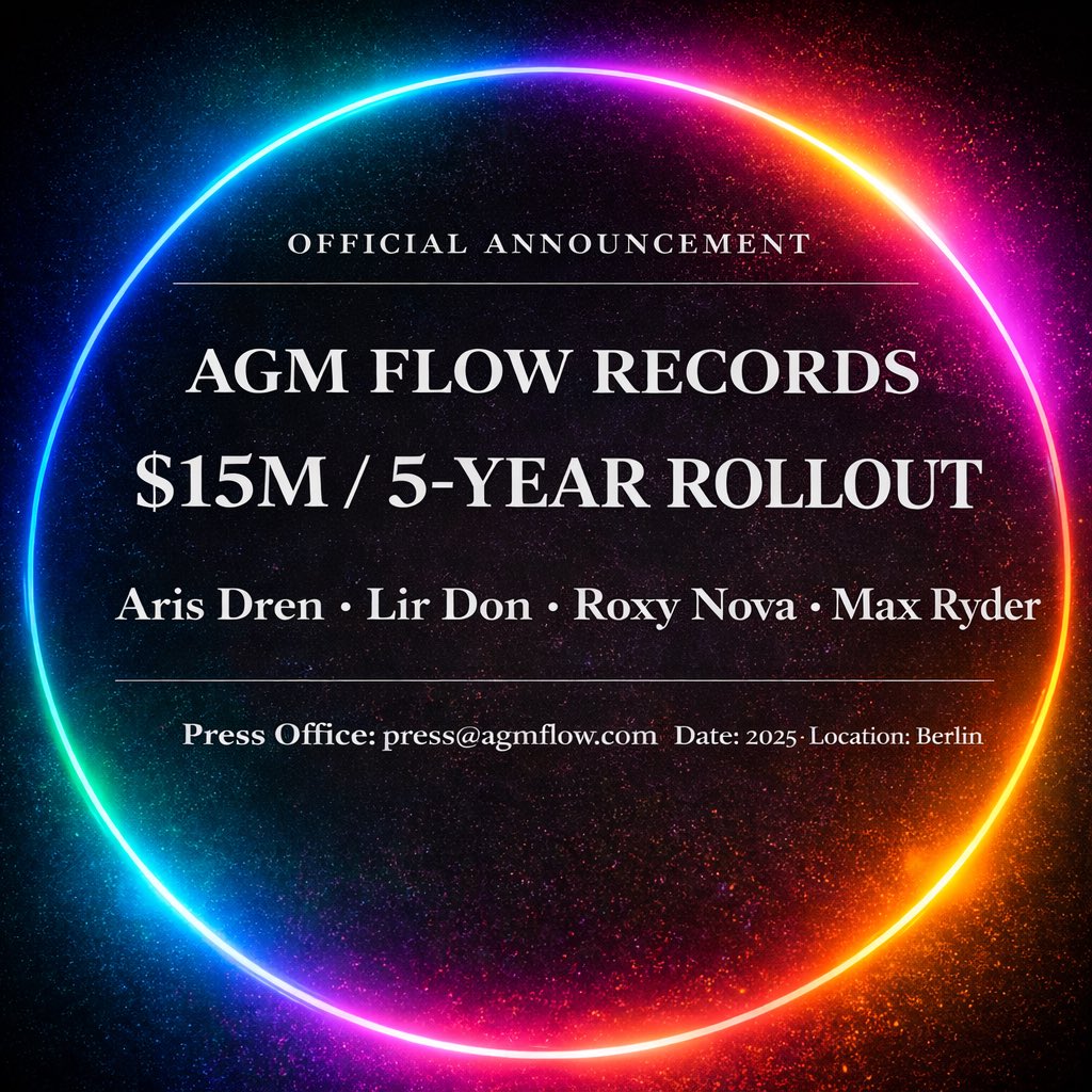 AgmFlow's tweet image. #AGMFlowRecords #AGMFlow #RoxyNova #ArisDren #LirDon #MaxRyder #AIMusic #VirtualArtists #NewMusic #MusicLabel #ReleaseWeek #WeeklyDrops #PopMusic #DancePop #ClubVibes #MusicVideo #Shorts #Spotify #YouTubeMusic #IndieArtists