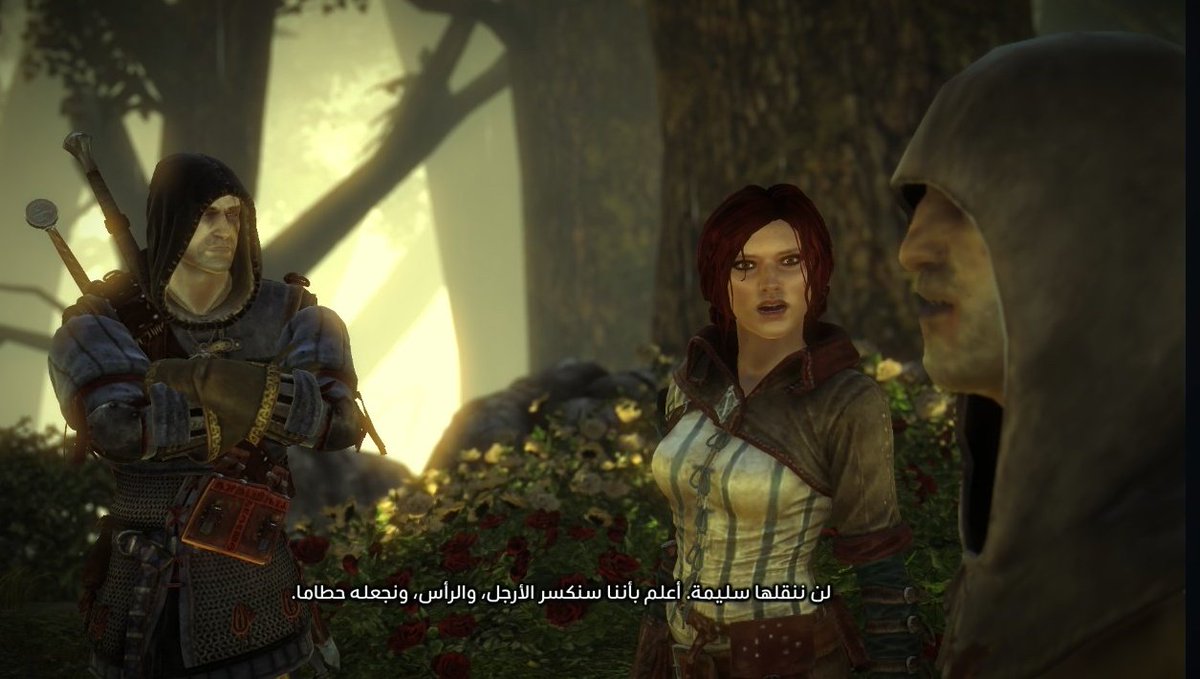 #TheWitcher2
رياكشن تريس 😭