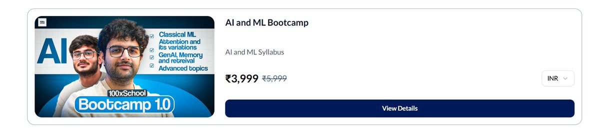 deoramahavir1's tweet image. Really tempted to join this bootcamp but @kirat_tw isn't the main tutor... has anyone going for it? Worth it or skip? Drop your honest thoughts below 👇 #WebDev #Coding"