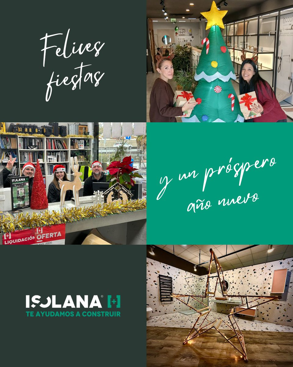 Seguimos construyendo grandes proyectos juntos, mirando hacia un 2026 lleno de nuevos retos, ilusión y éxitos por compartir 🏗️

Que estas fiestas estén llenas de alegría, momentos para celebrar y disfrutar con quienes más quieres 🎄🥂

#FelicesFiestas #Isolana