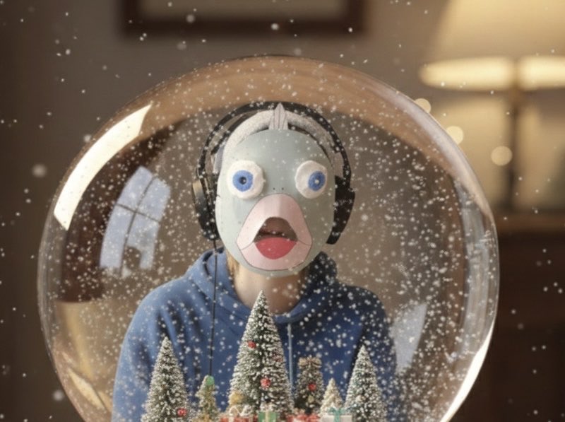 arijee_508's tweet photo. スノードームのAI❄️
危魚で作ってみたら可愛かったから "クリスマスっぽく”って足したらただの魚になりました。危さんどこ行きました？ https://t.co/pJ3xTLXEvP