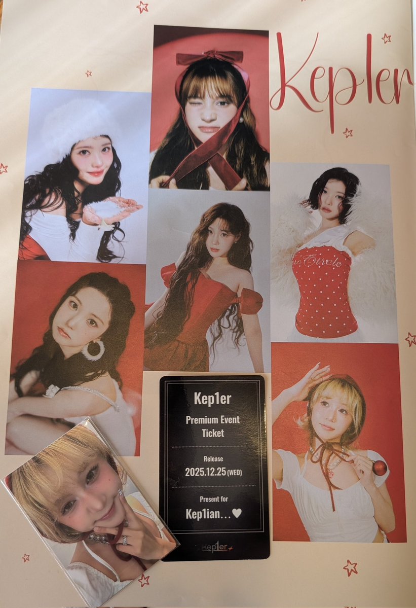 2025.12.25のPremium Event Ticketを1年間大事にしてた！✨どこ行けば