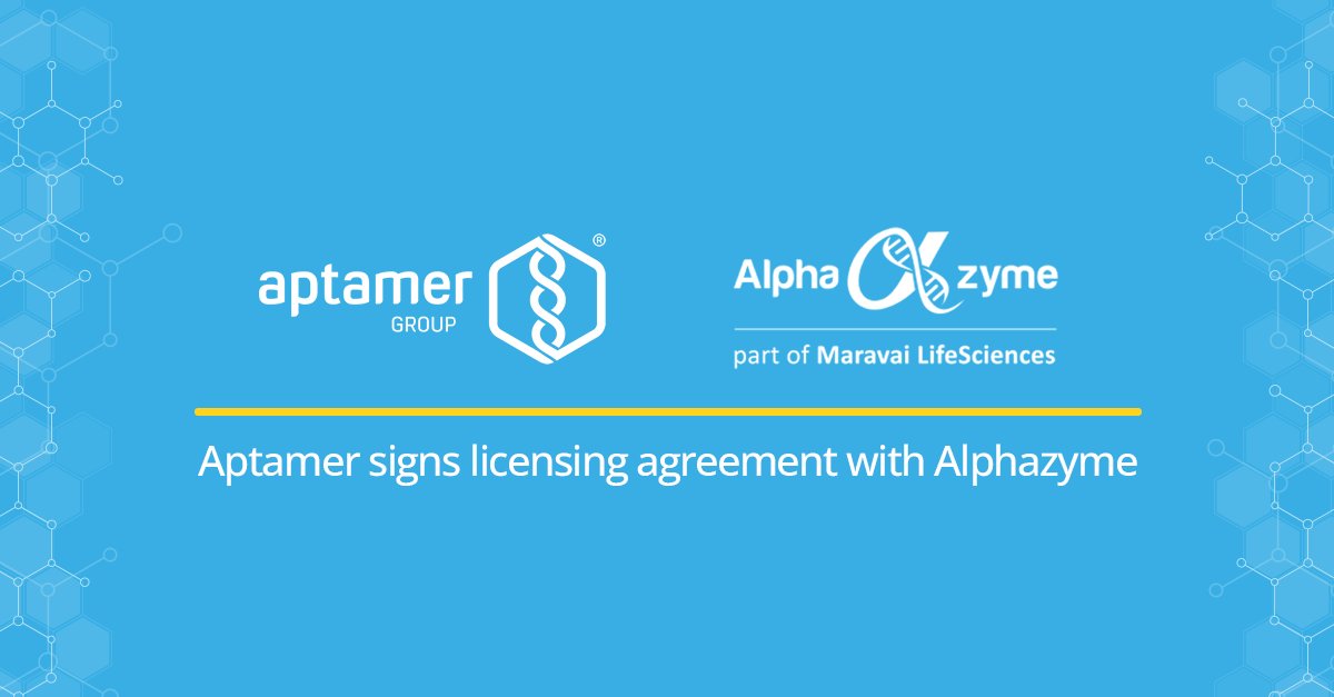 AptamerGroup's tweet image. New licensing agreement with Alphazyme, a Maravai LifeScience company, for our enzyme-modulating Optimer in hot-start PCR/NGS. Temperature-dependent activity inhibition with a single Optimer vs. dual-antibody alternatives. Full details: polaris.brighterir.com/public/aptamer…