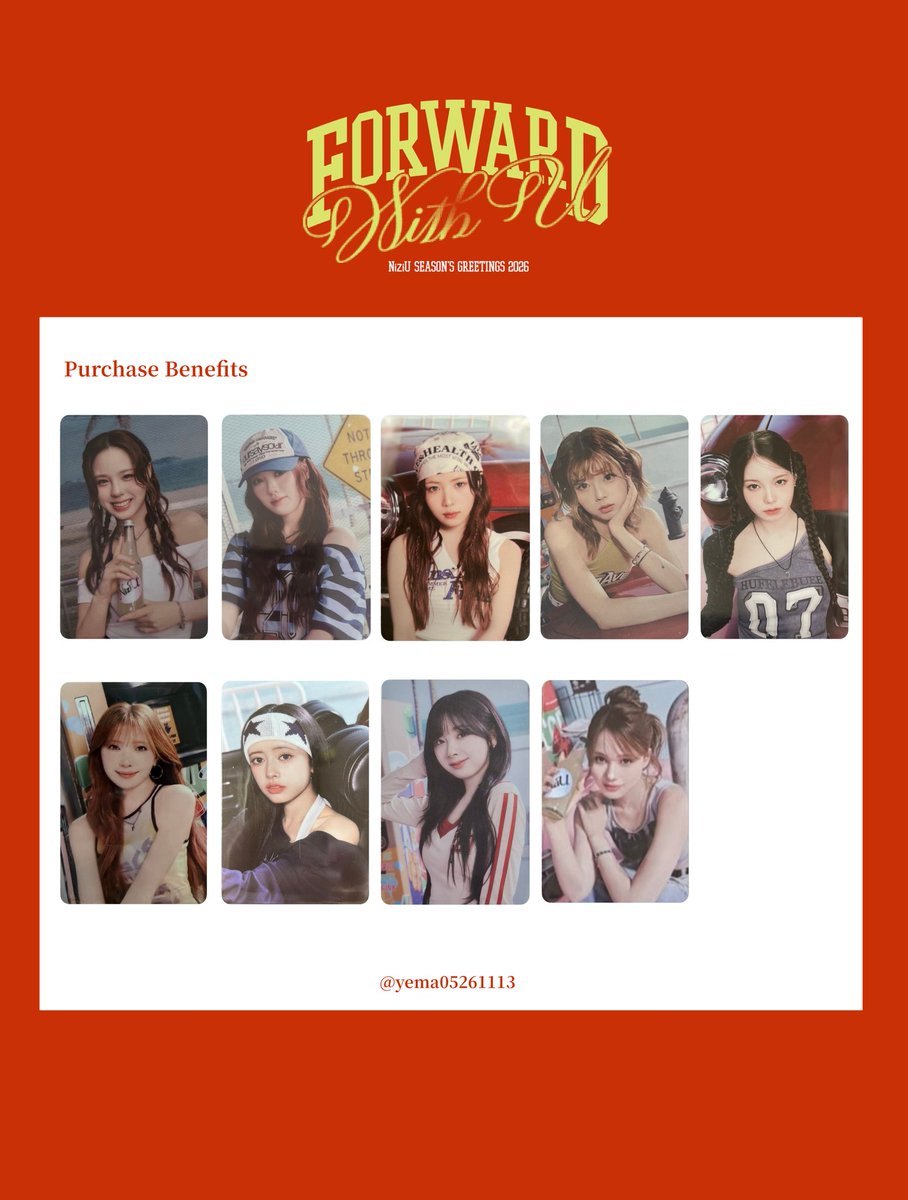 ️更新】 【✦ ❤️NizU SEASON'S GREETINGS 2026 