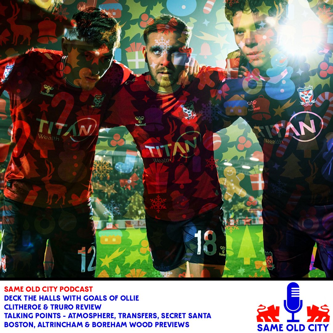 NEW EPISODE: "Deck the halls with goals of Ollie"

🎄 CHRISTMAS SPECIAL! 🎄
🏆 Clitheroe &amp; Truro reaction
🎅 Festive talking points
🔮 Boston, Altrincham &amp; Boreham Wood previews

Listen now 👇
Spotify: open.spotify.com/episode/05gurb…
Apple: podcasts.apple.com/gb/podcast/dec…

📸<a href="/tom_poole87/">Tom Poole</a>  #YCFC