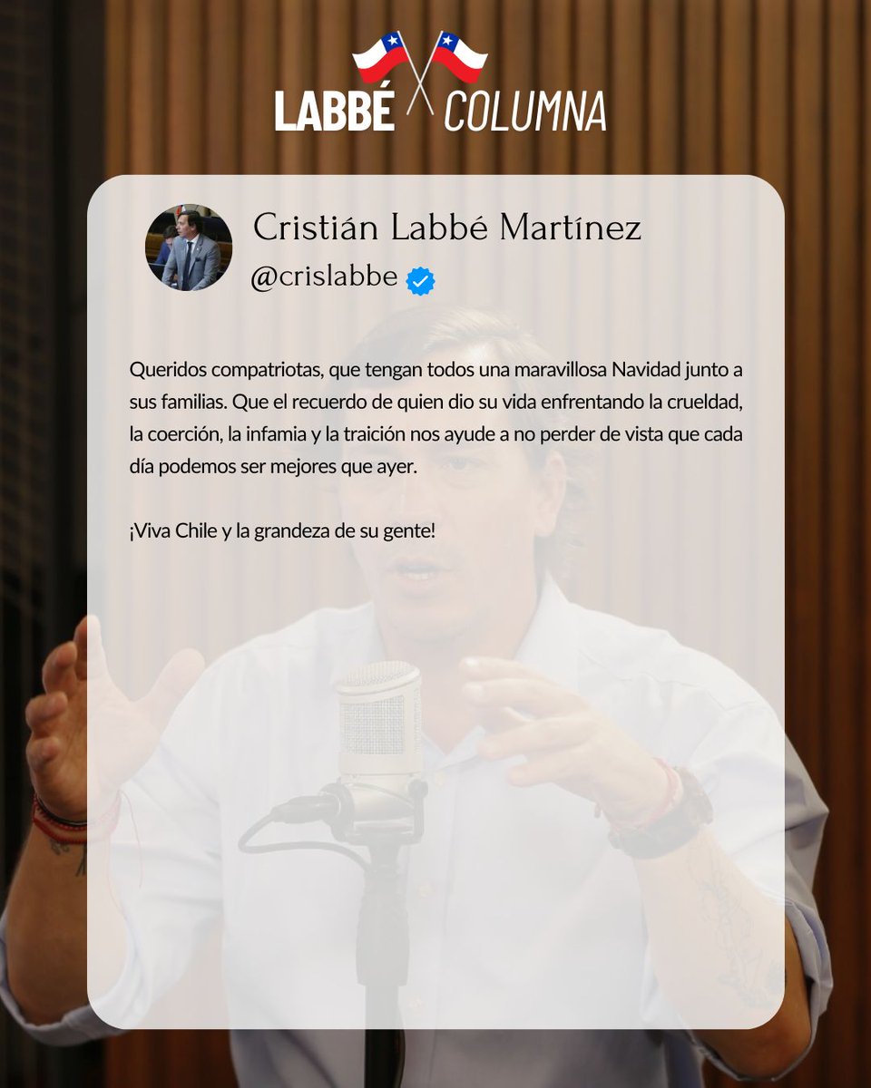 Cristián Labbé M. tweet media