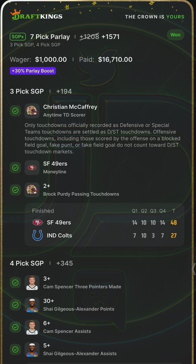 JDGoldboys's tweet image. Another nice day. SGA came through for us at the end.

Goldboys.com

Let’s do some coffees and breakfasts this morning as part of the every day giveaway this Christmas week.

RT, follow, and drop cashapp to enter.

 

Good luck on all your bets!