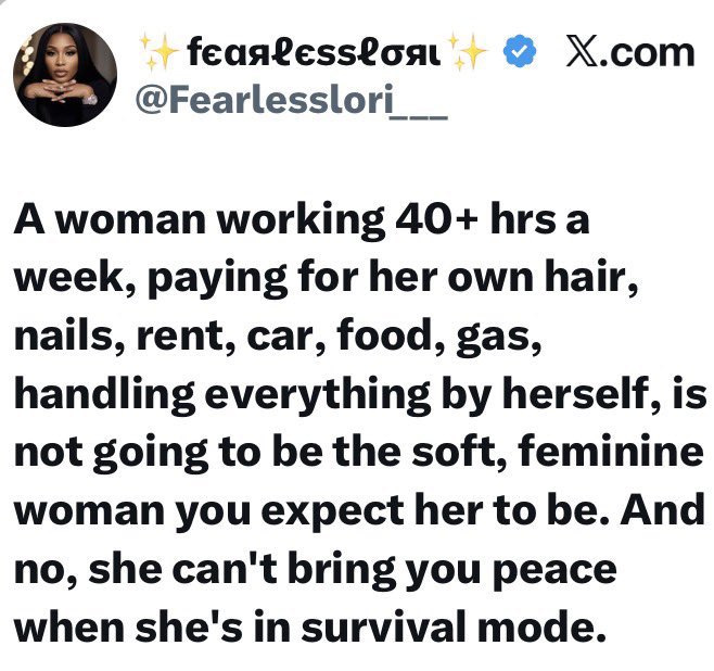 viktorbensonyt's tweet image. The same woman that is complaining that marriage benefit man more than woman is crying because she is doing what a man would be doing for 30 years for a wife and children for just herself