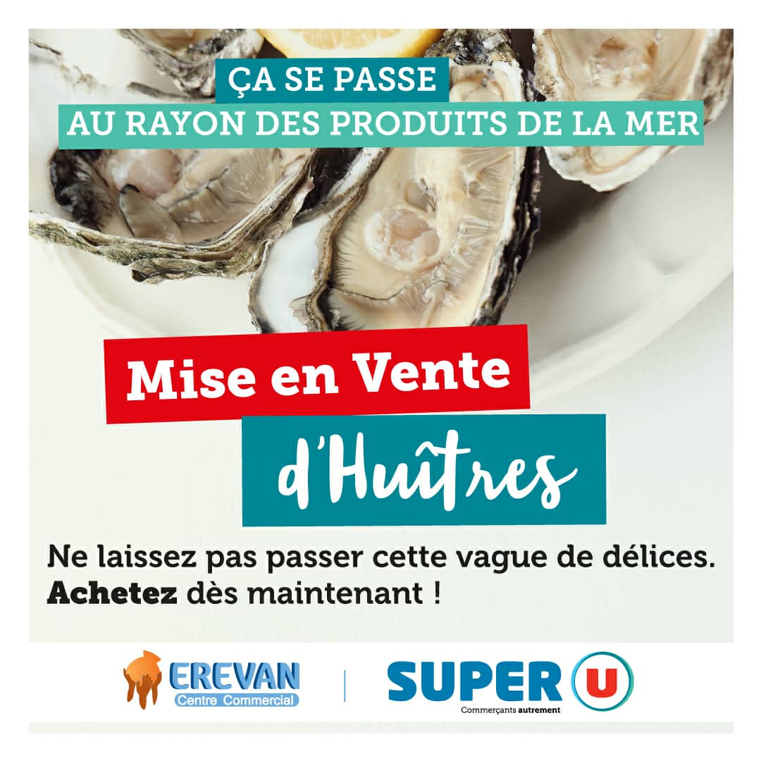 Envie de savourer de bonnes huîtres pendant les fêtes ? C'est chez Super U que cela se passe !