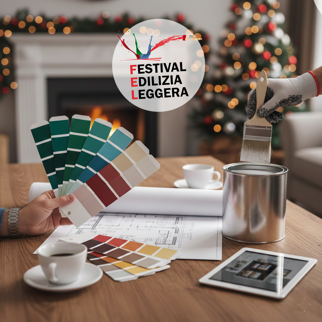 Anche durante le vacanze di Natale, pensate sempre a colori! 
Buone feste dallo staff di FEL - Festival Edilizia Leggera

#Natale #Christmas #Natale25 #colore